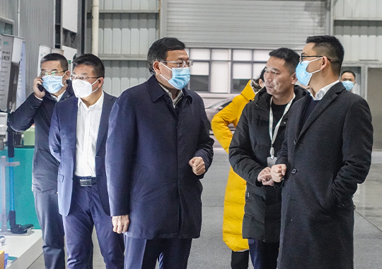 邵陽市委副書記、市長華學(xué)健到企視察